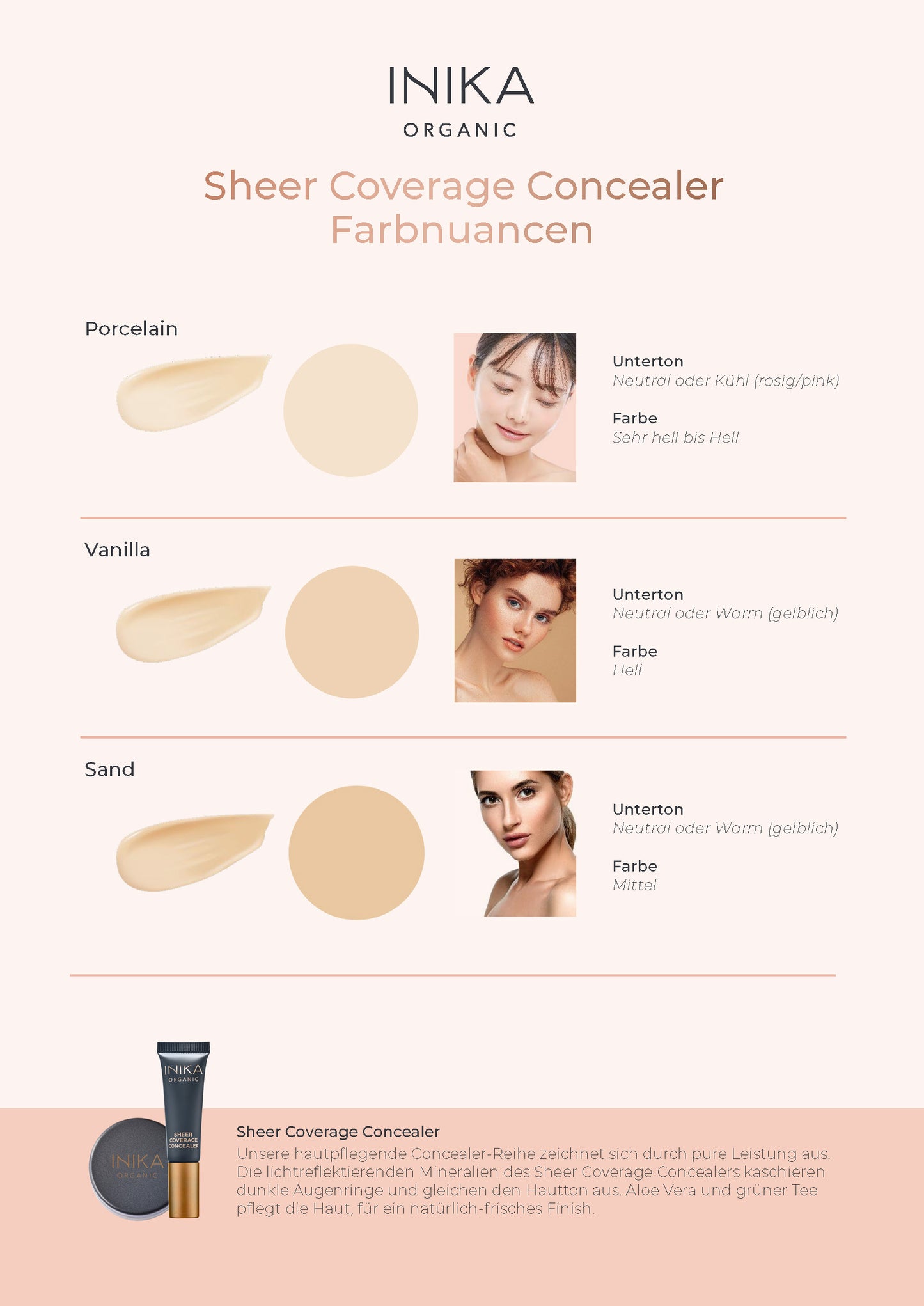 INIKA Organic Sheer Coverage Concealer