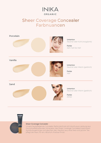 INIKA Organic Sheer Coverage Concealer