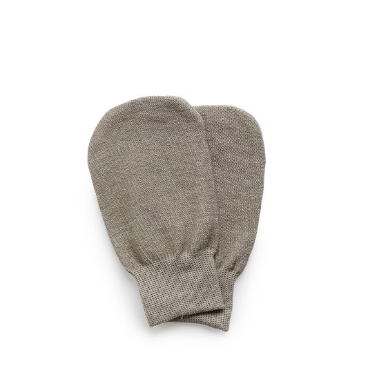 Handschuhe aus Leinen für Hamam
